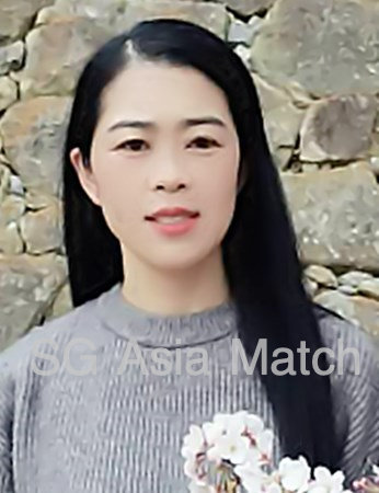 Singapore Chinese woman member 1418 profile photo for international marriage